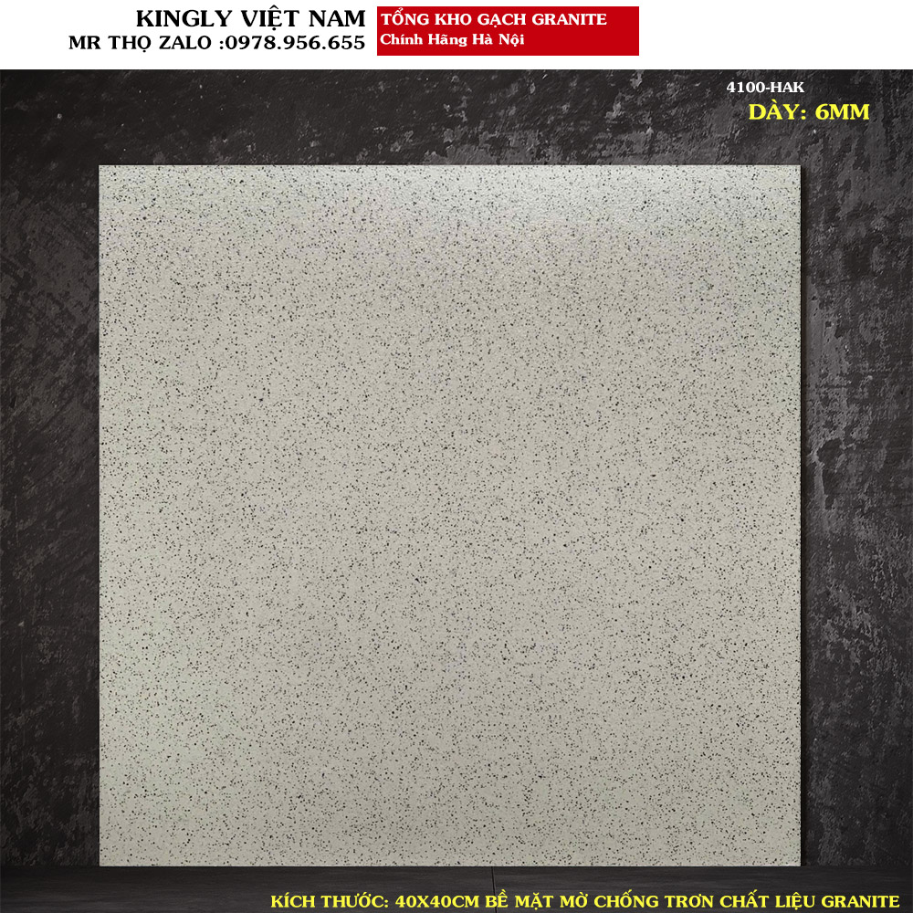 Gạch lát nền Granite 40x40 4100 Loại A1